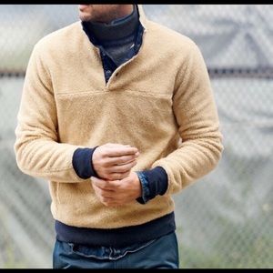 J. Crew Sherpa Fleece Pullover Small